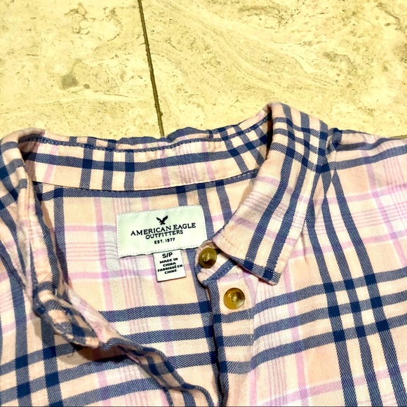 American Eagle Plaid Button Down - Picture 2 of 3